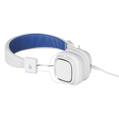 Наушники KitSound KS Clash On-Ear Headphones with In-line Mic (White) (KSCLAWH)