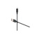 Дата кабель USB 2.0 AM to Micro 5P 1.0m 2.4A silicone black Denmen (DM-D01V-BK)