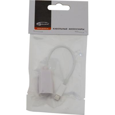 Дата кабель OTG USB 2.0 AF to Lightning 0.1m GEMIX (GC 1925)