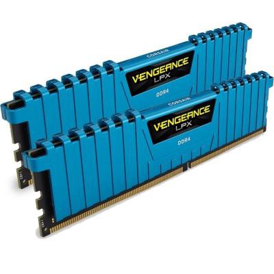 Модуль памяти для компьютера DDR4 16GB (2x8GB) 3000 MHz Vengeance LPX Blue CORSAIR (CMK16GX4M2B3000C15B)