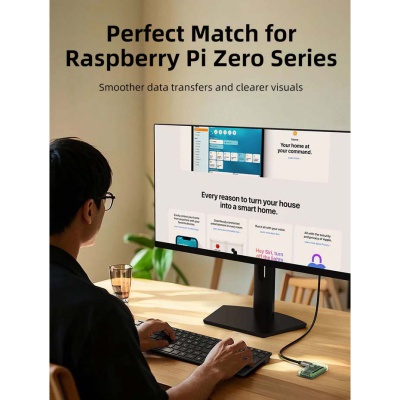 Кабель мультимедійний HDMI mini M to HDMI M 0.5m 8K60Hz Cabletime (CA915859)