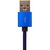 Дата кабель LogicPower USB 2.0 -> Lightning 1м Bl (метал. плетение)  синий /Retai (5125)