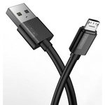 Дата кабель USB 2.0 AM to Micro 5P 0.3m Nets T-M801 Black T-PHOX (T-M801 Black)