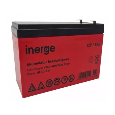 Батарея к ИБП Inerge AGM 12V-9Ah Deep Cycle (IN-12-9-D)