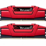 Модуль памяти для компьютера DDR4 16GB (2x8GB) 2666 MHz RipjawsV RED G.Skill (F4-2666C15D-16GVR)