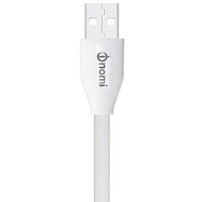 Дата кабель USB - Micro USB, DCF 15m White, 1.5 m Nomi (316195)