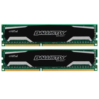 Модуль памяти для компьютера DDR3 16GB (2x8GB) 1600 MHz MICRON (BLS2CP8G3D1609DS1S00CEU)