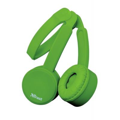 Наушники Trust Nano On-Ear Mic Green (23101)