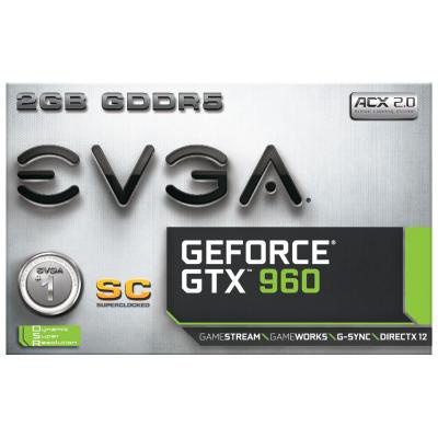 Видеокарта EVGA GeForce GTX960 2048Mb Superclocked (02G-P4-2962-KR)