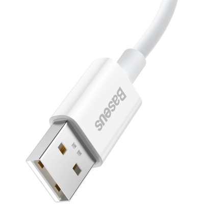 Дата кабель USB 2.0 AM to USB-C 1.0m Superior Fast Charging 60W white Baseus (CAYS000902)