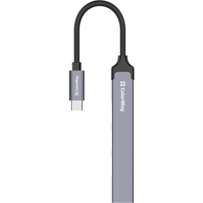 Концентратор ColorWay USB-C 4-в-1 USB2.0х3/USB3.0 (CW-HUB04)