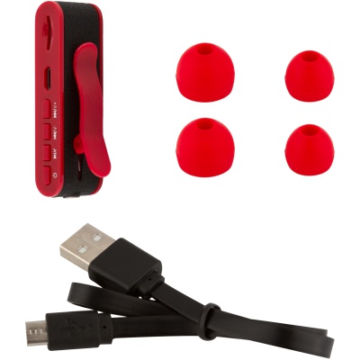 Наушники Ovleng M1 Radio TF Red (noetm1r)