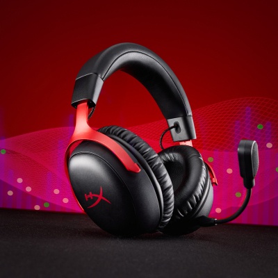 Навушники HyperX Cloud III S Wireless/USB-A/USB-C Black/Red (A59Z0AA)