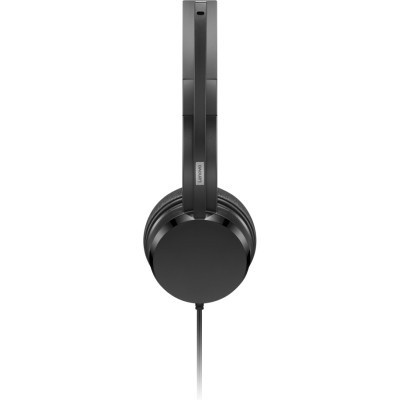 Навушники Lenovo USB-A Wired Stereo On-Ear Black (4XD1K18260)