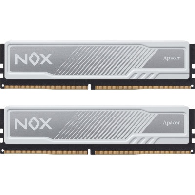 Модуль пам'яті для комп'ютера DDR4 16GB (2x8GB) 3600 MHz NOX White Apacer (AH4U16G36C25YMWAA-2)