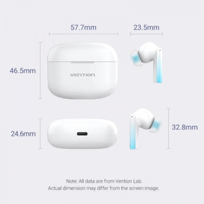 Навушники Vention Elf Earbuds E04 White (NBIW0)