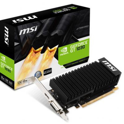 Видеокарта MSI GeForce GT1030 2048Mb Silent OC (GT 1030 2GH LP OCV1)