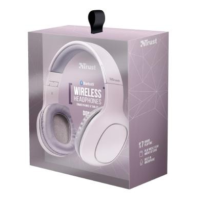 Наушники Trust Dona Wireless Over-Ear Mic Pink (22889)