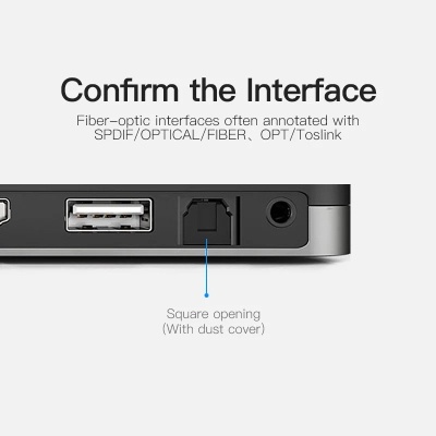 Кабель мультимедійний Optical Toslink 2.0m black Vention (BAEBH)