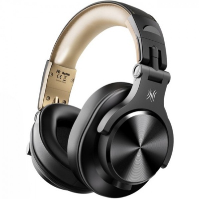 Навушники OneOdio Fusion A70 Bluetooth+3,5мм/6,35мм Black/Gold (A70 Black Gold)
