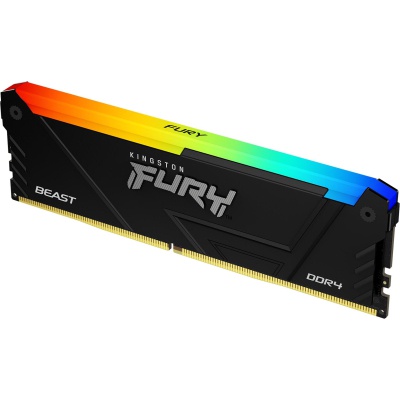 Модуль пам'яті для комп'ютера DDR4 32GB 3600 MHz Fury Beast RGB Kingston Fury (ex.HyperX) (KF436C18BB2A/32)