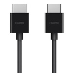 Кабель мультимедийный HDMI to HDMI 2.0m 2.1 4K HDR, Ultra High Speed HDMI Belkin (AV10175bt2M-BLK)