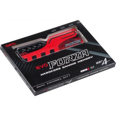Модуль памяти для компьютера DDR4 16GB (2x8GB) 3000 MHz EVO Forza RED GEIL (GFR416GB3000C16ADC)