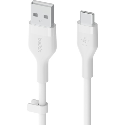 Дата кабель USB 2.0 AM to Type-C 1.0m White Belkin (CAB008BT1MWH)