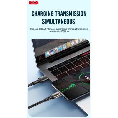 Дата кабель USB 2.0 AM to Micro 5P 1.0m 2.4A white XO (NB229-M-1-WH)