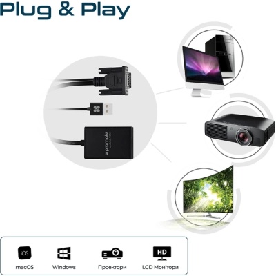 Кабель мультимедійний HDMI to HDMI v.2.0 prolink4k1-150.black Promate (prolink4k1-150.black)