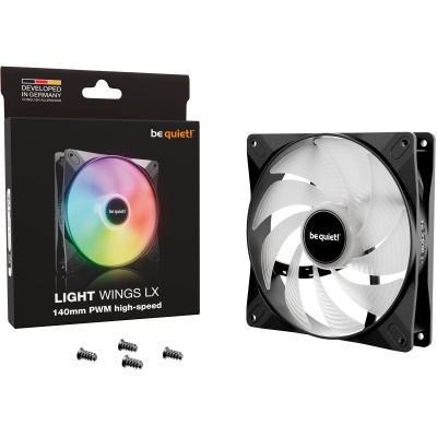 Кулер до корпусу Be quiet! LIGHT WINGS LX 140mm PWM high-speed (BL129)
