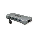 Концентратор VEGGIEG USB-C 5-in-1 USB-C + 3xUSB 3.0 + HDMI + RJ45 silver (TC06)