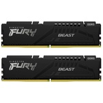 Модуль пам'яті для комп'ютера DDR5 16GB (2x8GB) 5200 MHz Beast Black Kingston Fury (ex.HyperX) (KF552C36BBEK2-16)