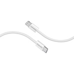 Дата кабель USB-C to Lightning ecoline-ci120.white Promate (ecoline-ci120.white)