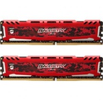 Модуль памяти для компьютера DDR4 16GB (2x8GB) 3000 MHz Ballistix Sport Red MICRON (BLS2K8G4D30AESEK)