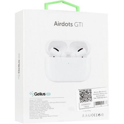 Наушники Gelius Air Airdots GTI White (GA-TWS-002)