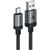 Дата кабель USB 2.0 AM to Type-C 1.2m 3.0A (18W) C20-04 aluminum alloy Black Acefast (6974316283782)