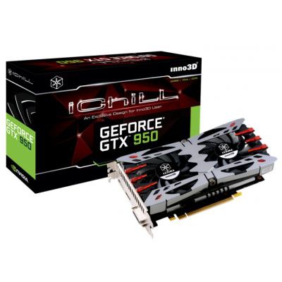 Видеокарта Inno3D GeForce GTX950 2048Mb iChill HerculeZ X2 Air Boss (C950-1SDV-E5CMX)