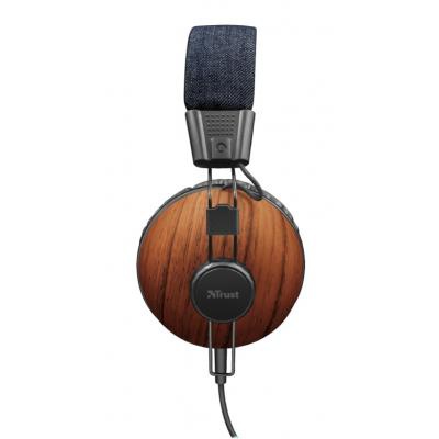 Наушники Trust Noma Over-Ear Mic Denim Wood (22637)