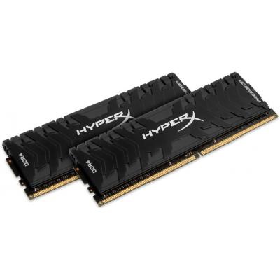 Модуль памяти для компьютера DDR4 64GB (2x32GB) 3200 MHz HyperX Predator Black Kingston Fury (ex.HyperX) (HX432C16PB3K2/64)
