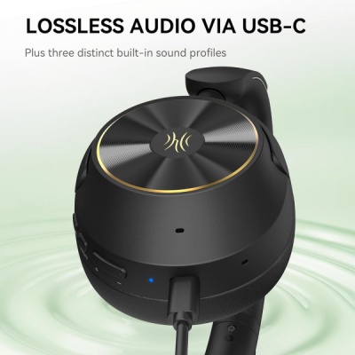 Навушники OneOdio A6, Bluetooth + USB-C Hybrid ANC Black (A6 Black)