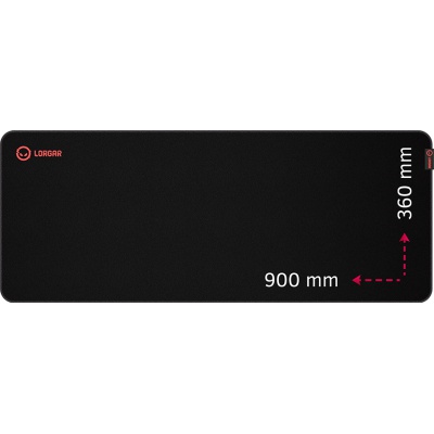 Килимок для мишки Lorgar Main 329 Black/Red (LRG-GMP329)