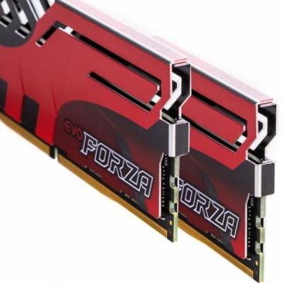Модуль памяти для компьютера DDR4 16GB (2x8GB) 3000 MHz EVO Forza RED GEIL (GFR416GB3000C16ADC)