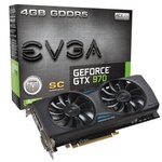 Видеокарта EVGA GeForce GTX970 4096Mb SC GAMING ACX 2.0 (04G-P4-2974-KR)