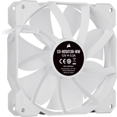 Кулер до корпусу Corsair SP120 RGB ELITE White (CO-9050137-WW)
