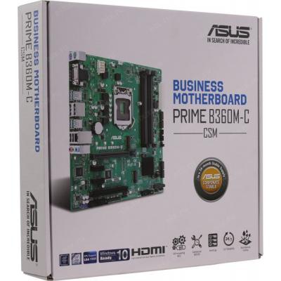 Материнская плата ASUS PRIME B360M-C/CSM