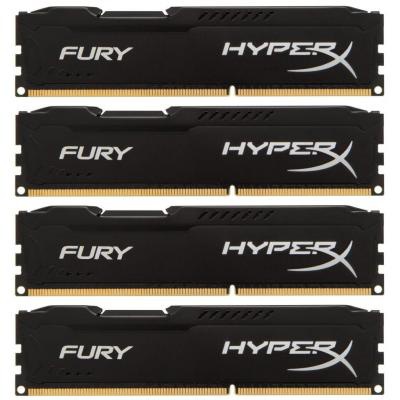 Модуль памяти для компьютера DDR4 32GB (4x8GB) 2933 MHz HyperX FURY Black Kingston (HX429C17FB2K4/32)