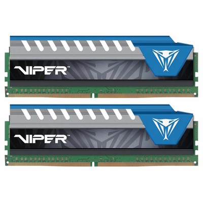Модуль памяти для компьютера DDR4 32GB (2x16GB) 2666 MHz Viper Blue Patriot (PVE432G266C6KBL)
