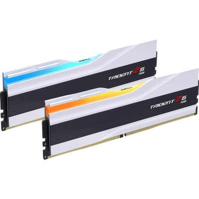 Модуль пам'яті для комп'ютера DDR5 32GB (2x16GB) 6400 MHz Trident Z5 RGB White G.Skill (F5-6400J3239G16GX2-TZ5RW)