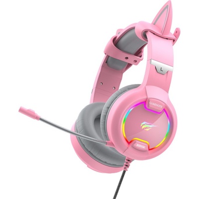 Навушники Havit HV-H2233d Cat Pink (HV-H2233d)
